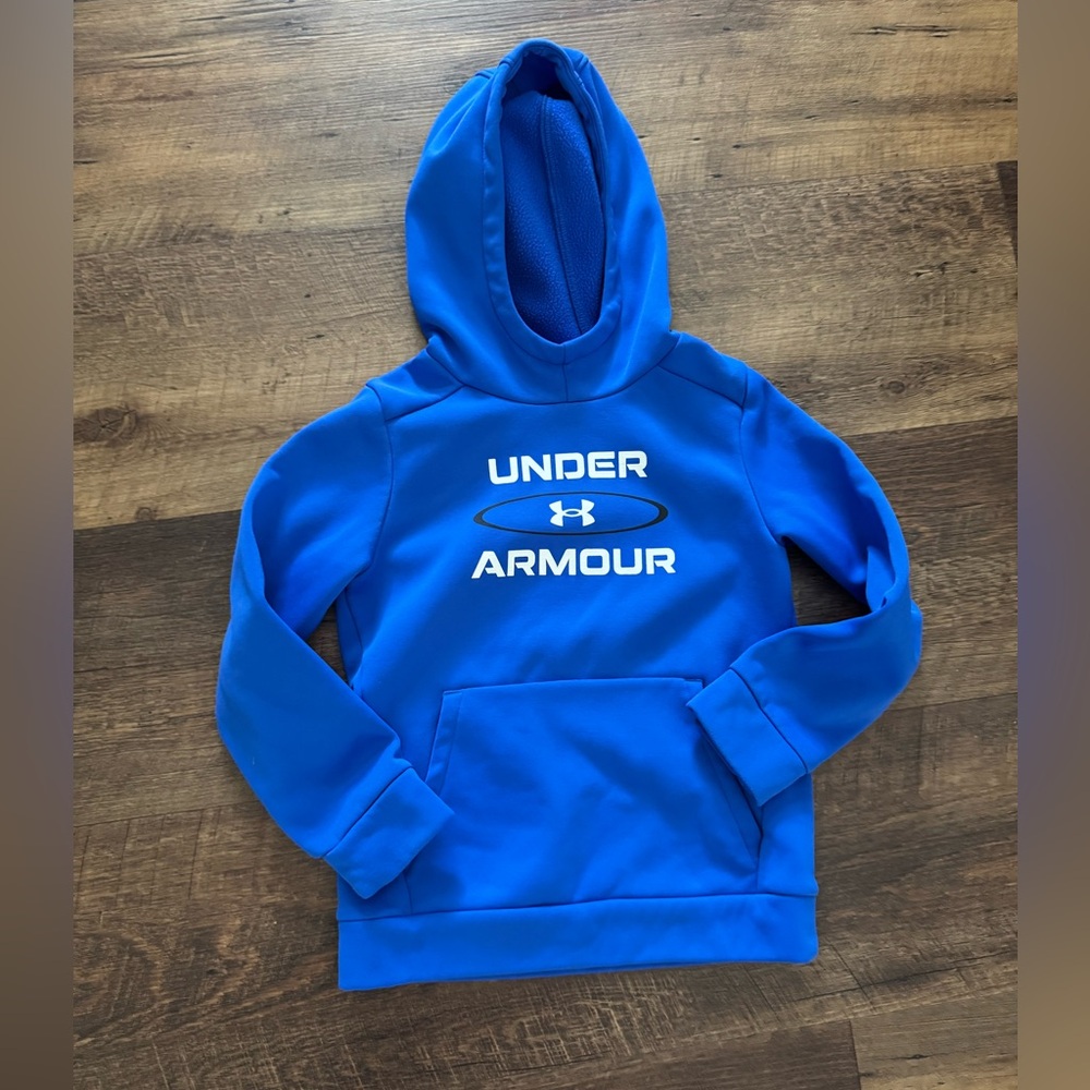 Under Armour Kids Blue Hoodie Size Small‎